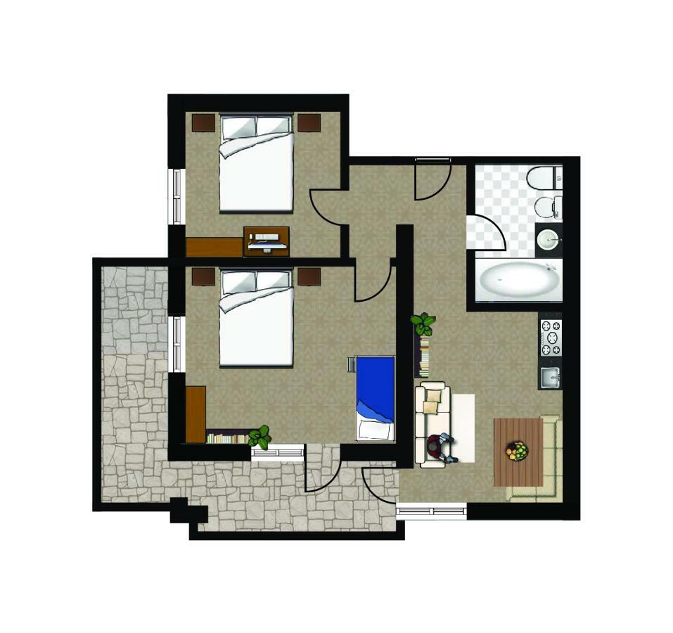 Apartments Fiordalisi Кольфоско Экстерьер фото